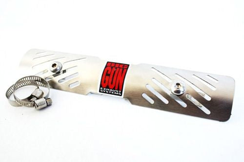 Big Gun Universal Mini Heat Shield With Hardware Stainless Steel 40-H01
