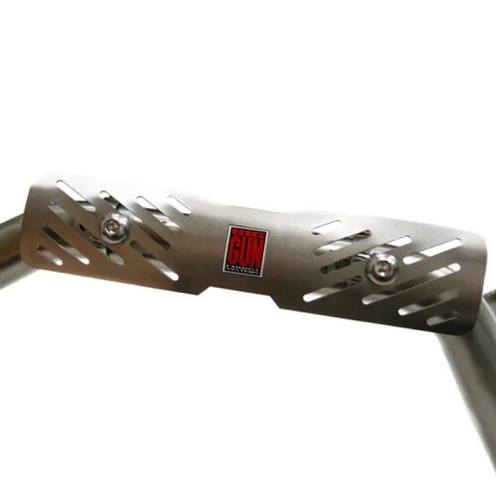 Big Gun Universal Large Heat Shield With Hardware Stainless Steel 40-H02