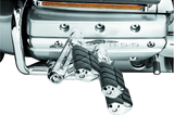 Kuryakyn Chrome Ergo II Dually ISO Pegs With Long Arms 4056
