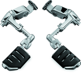 Kuryakyn Chrome Ergo III Adjustable Mount With Trident Dually ISO Pegs 4081