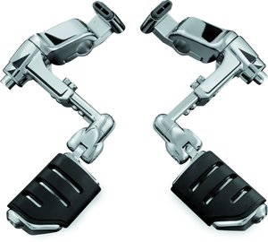 Kuryakyn Chrome Ergo III Adjustable Mount With Trident Dually ISO Pegs 4081
