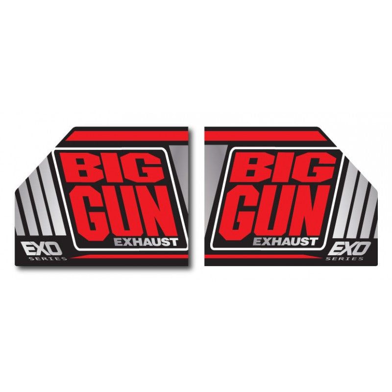 Big Gun Sticker - EXO Series Muffler Decal Set 41-EXSM