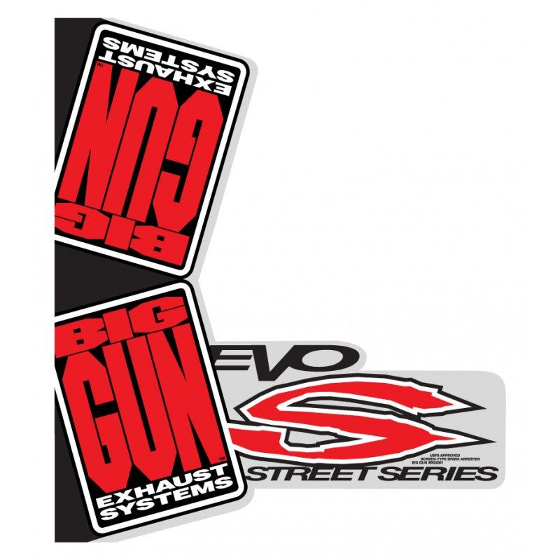 Big Gun Sticker - EVO S Muffler Wrap Decal 41-SWRAP