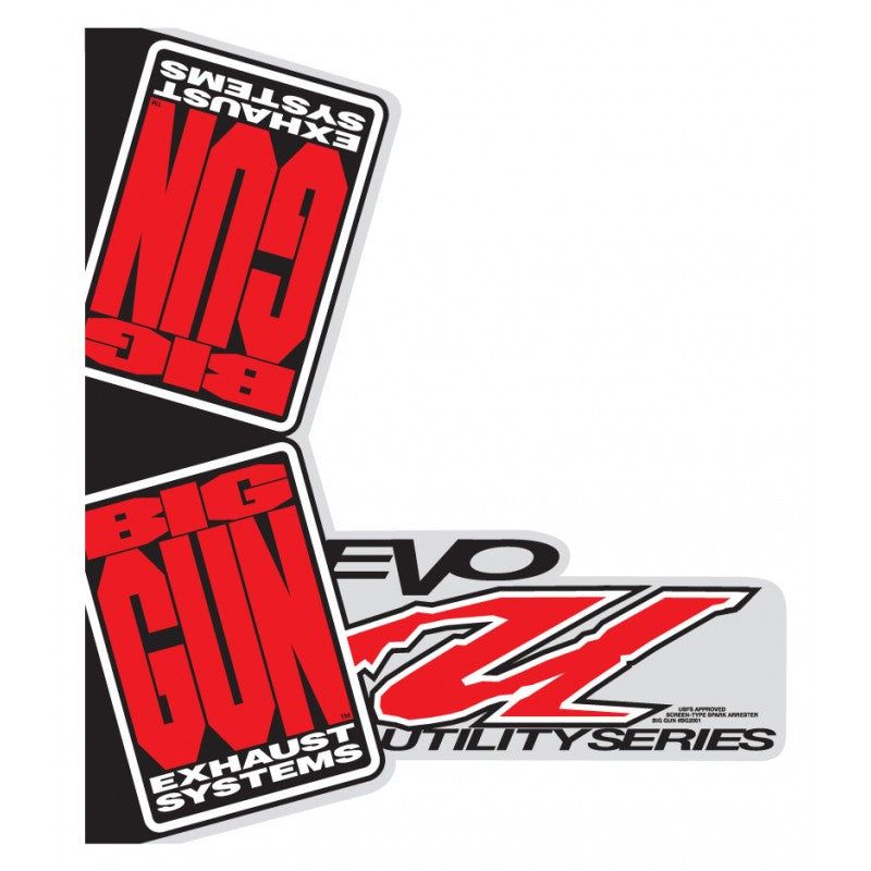 Big Gun Sticker - EVO U Muffler Wrap Decal 41-UWRAP
