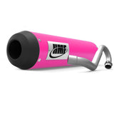HMF Muffler Yamaha Raptor 90 09-14 Pink Performance Full System Exhaust Mini Blackout End Cap