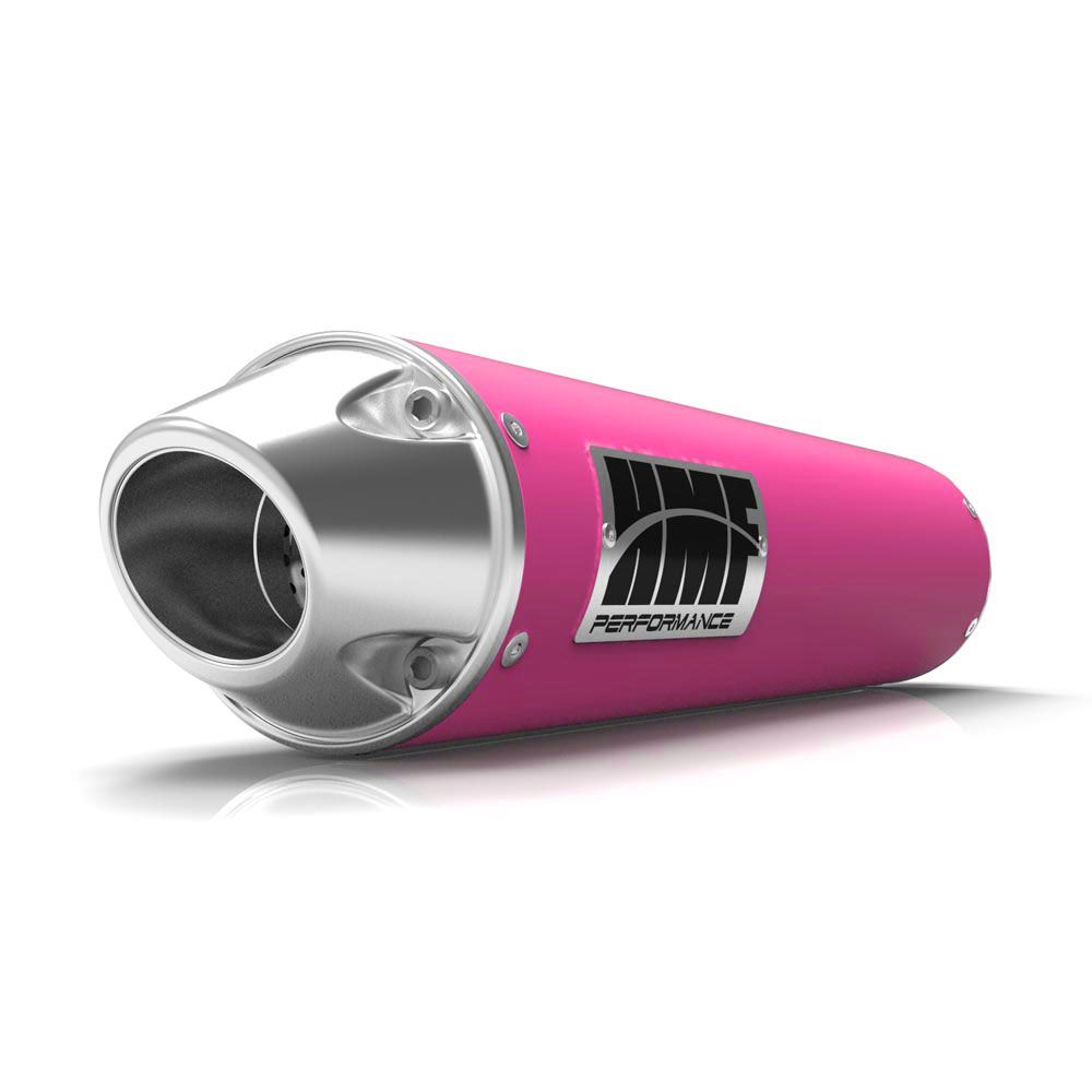 HMF Muffler Yamaha Raptor 250 08-14 Pink Performance Slip On Exhaust Euro End Cap