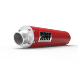 HMF Muffler Yamaha Raptor 350 05-14 Candy Red Performance Slip On Exhaust Turn Down End Cap