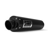 HMF Muffler Yamaha Raptor 660 01-05 Black Performance Slip On Exhaust Black Turn Down End Cap