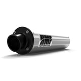 HMF Muffler Yamaha Raptor 700 06-14 Brushed Performance Slip On Exhaust Black Turn Down End Cap