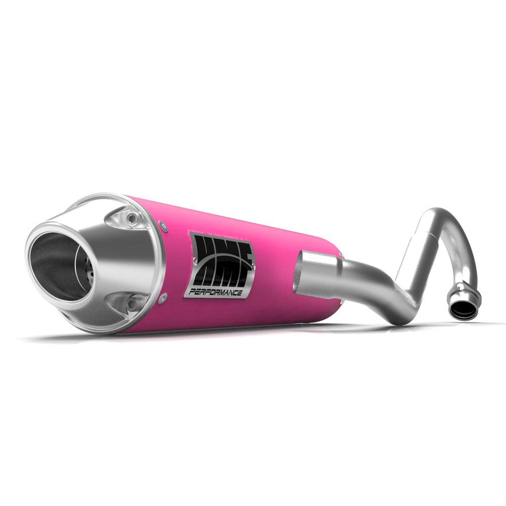 HMF Muffler Yamaha Raptor 700 06-14 Pink Performance Full System Exhaust Euro End Cap