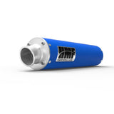 HMF Muffler Yamaha Wolverine 350 95-05 Candy Blue Performance Slip On Exhaust Turn Down End Cap