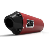 HMF Muffler Yamaha YFZ 450 04-13 Candy Red Performance Slip On Exhaust Black Euro End Cap Side Mount