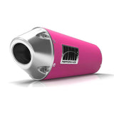 HMF Muffler Yamaha YFZ 450 04-13 Pink Performance Slip On Exhaust Euro End Cap Side Mount