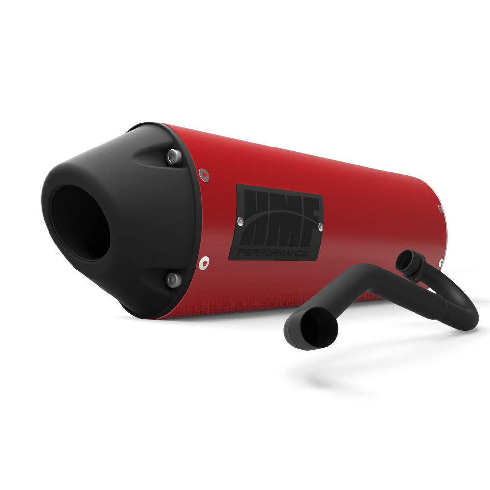 HMF Muffler Yamaha YFZ 450 04-13 Candy Red Performance Full System Exhaust Blackout Euro End Cap Side Mount