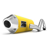 HMF Muffler Yamaha YFZ 450 04-13 Yellow Performance Full System Exhaust Euro End Cap Side Mount