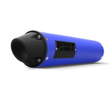 HMF Muffler Yamaha YFZ 450R-X 09-25 Candy Blue Performance Slip On Exhaust Blackout Euro End Cap Side Mount