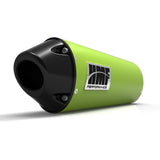 HMF Muffler Yamaha YFZ 450R-X 09-25 Venom Green Performance Slip On Exhaust Black Euro End Cap Side Mount