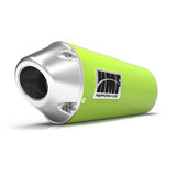 HMF Muffler Yamaha YFZ 450R-X 09-25 Venom Green Performance Slip On Exhaust Euro End Cap Side Mount