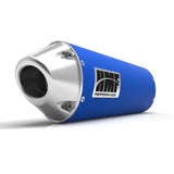 HMF Muffler Yamaha YFZ 450R-X 09-25 Candy Blue Performance Slip On Exhaust Euro End Cap Side Mount