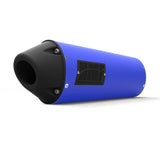 HMF Muffler Yamaha YFZ 450R-X 09-25 Candy Blue Performance Slip On Exhaust Blackout Euro End Cap Side Mount