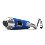 HMF Muffler Yamaha YFZ 450R-X 09-25 Candy Blue Performance Full System Exhaust Euro End Cap Side Mount