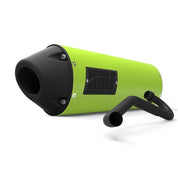 HMF Muffler Yamaha YFZ 450R-X 09-25 Venom Green Performance Full System Exhaust Blackout Euro End Cap Side Mount