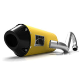 HMF Muffler Yamaha YFZ 450R-X 09-25 Yellow Performance Full System Exhaust Black Euro End Cap Side Mount