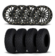 ITP SD Single 15" Matte Black Wheels And Coyote Tires [33x10R-15]