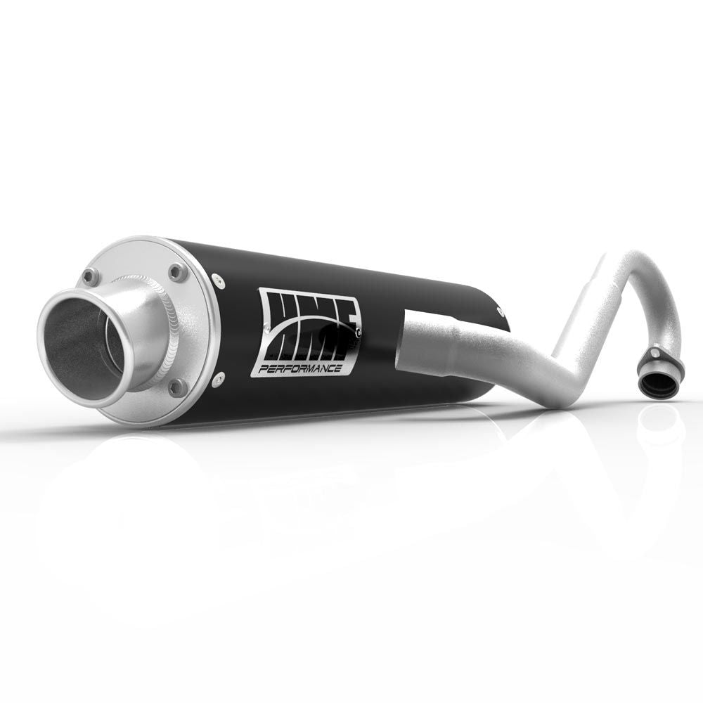 HMF Muffler Yamaha Raptor 700 15-25 Black Performance Full System Exhaust Turn Down End Cap