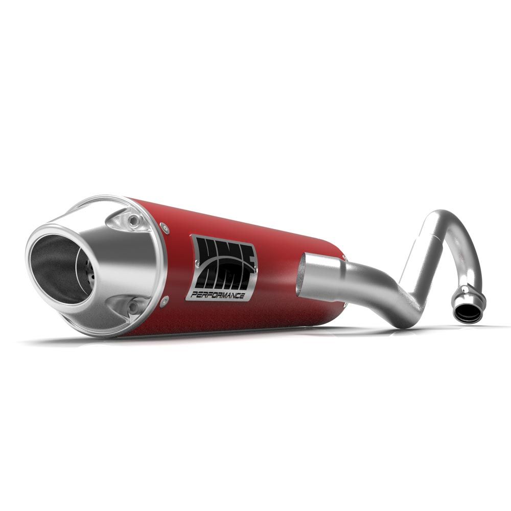 HMF Muffler Yamaha Raptor 700 15-25 Candy Red Performance Full System Exhaust Euro End Cap