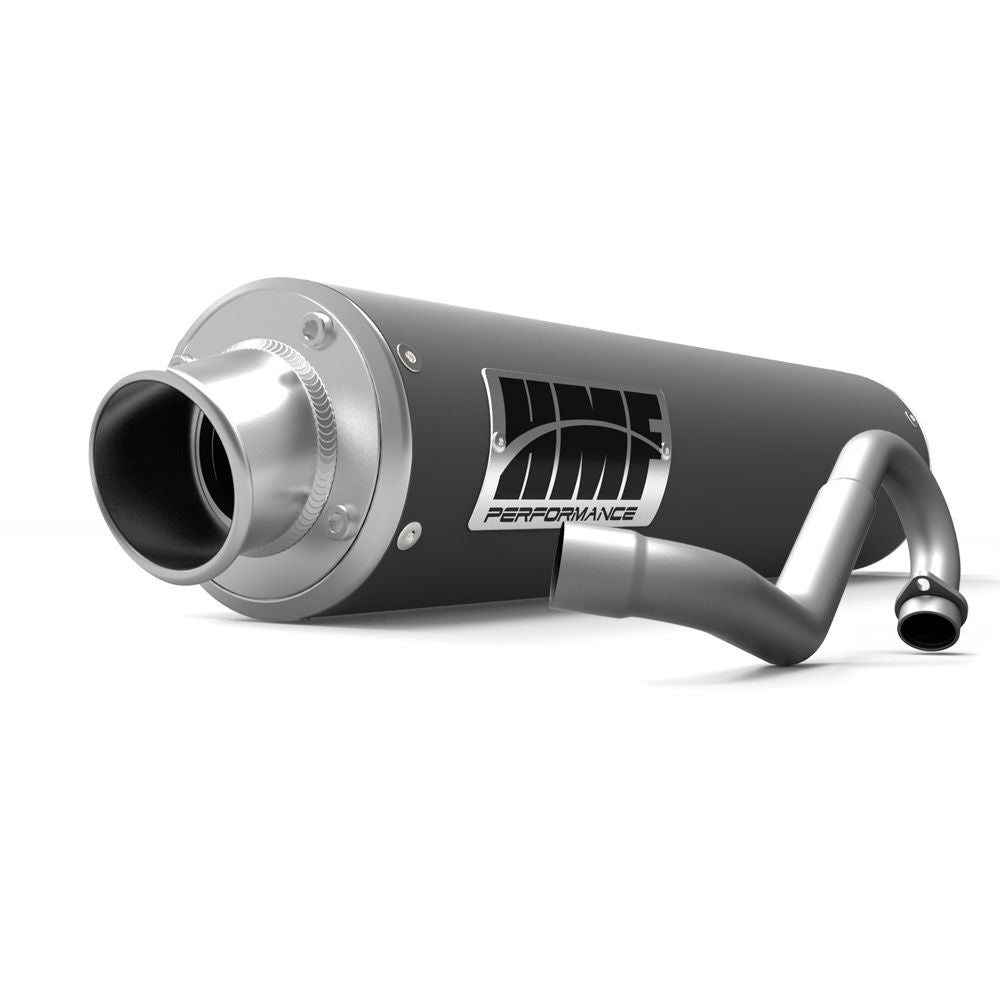 HMF Muffler Yamaha Raptor 700 15-25 Gun Metal Performance Full System Exhaust Turn Down End Cap