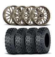 ITP Hurricane 18" Bronze Wheels And Versa Cross XTR Tires [33x10-18]