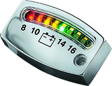 Kuryakyn Black LED Battery Gauge Universal 4218