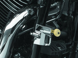 Kuryakyn Chrome Universal Helmet Lock 7/8in-1-1/4in Mount 4220