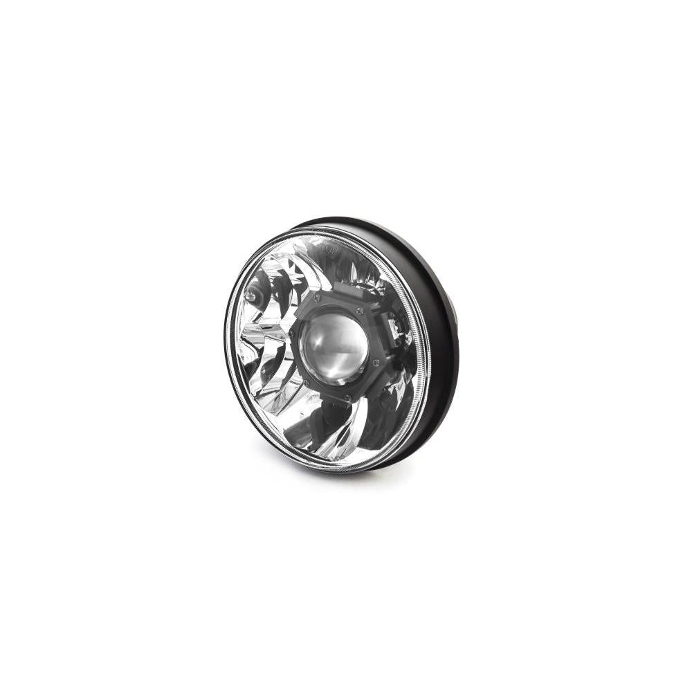 KC HiLiTES 7" Gravity LED Pro DOT Headlight - Driving Beam - Single - Universal / 07-18 Jeep JK