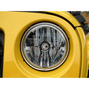 KC HiLiTES 7" Gravity LED DOT Headlight - Driving Beam - Pair - 07-18 Jeep JK