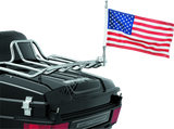 Kuryakyn Chrome Flag With Universal 1/2in Vertical Mount 4254