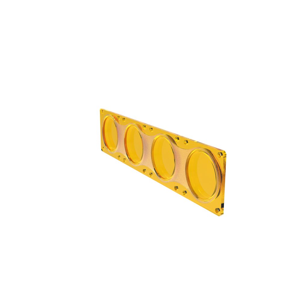 KC HiLiTES FLEX ERA LED Light Bar - Performance Yellow Spot Beam Lens for Light Bars
