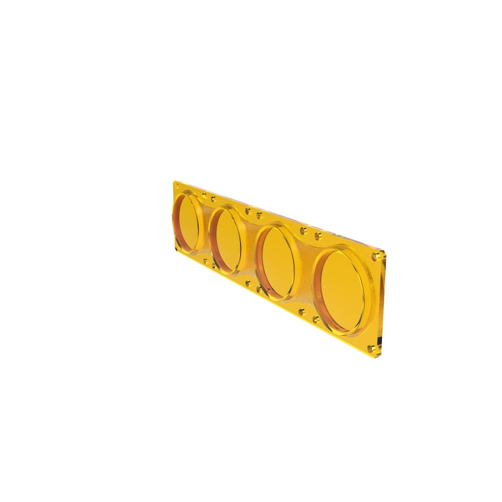 KC HiLiTES FLEX ERA LED Light Bar - Performance Yellow Spot Beam Lens for Light Bars