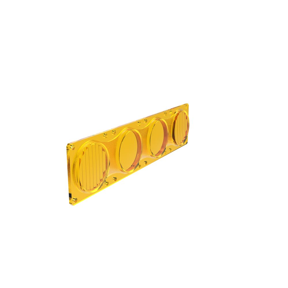 KC HiLiTES FLEX ERA LED Light Bar - Performance Yellow Combo Beam Lens for Light Bars