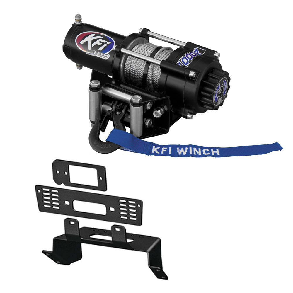 KFI 2000 lb Winch And Optional Mount