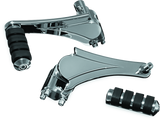 Kuryakyn Chrome Adjustable Passenger Pegs With ISO Small Pegs 4353