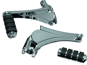 Kuryakyn Chrome Adjustable Passenger Pegs With ISO Small Pegs 4353