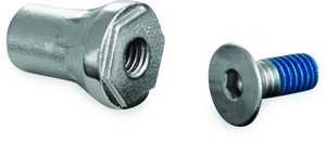 Kuryakyn Chrome Replacement Tapered Peg Mount With Screw 4376