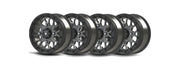 Bullite Set of 4 Rider Wheel 14X7.0 Gun Metal/Black 4/137 5+2