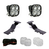 Baja Designs A-Pillar Light Kit Pair Squadron Pro Series Driving/Combo Pattern Clear Lens Toggle Wiring Universal 44-8265