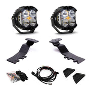 Baja Designs A-Pillar Light Kit Pair LP4 Series Driving/Combo Pattern Clear Lens Toggle Wiring Universal 44-8269