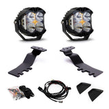 Baja Designs A-Pillar Light Kit Pair LP4 Series Driving/Combo Pattern Clear Lens Toggle Wiring Universal 44-8269