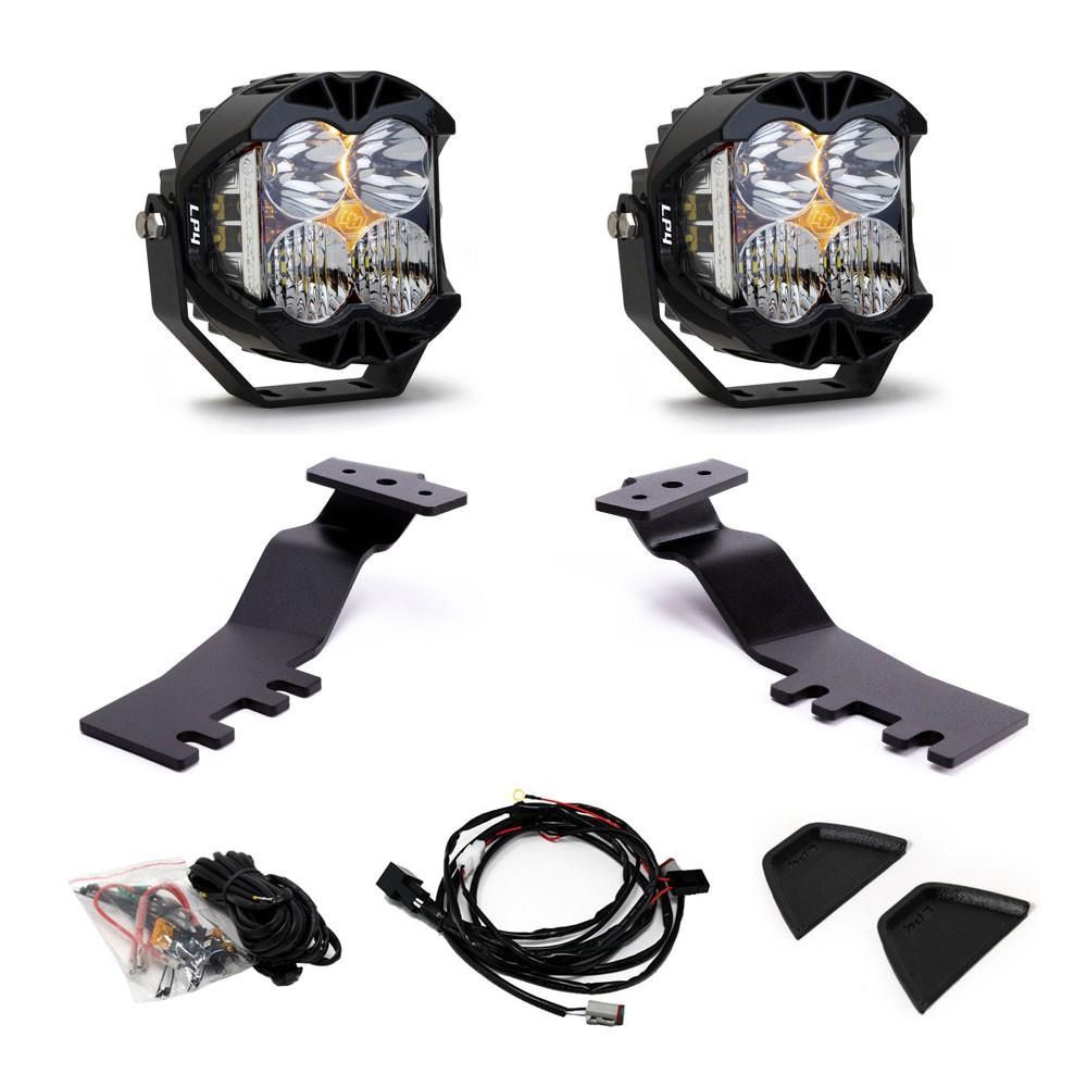 Baja Designs A-Pillar Light Kit Pair LP4 Series Driving/Combo Pattern Clear Lens Toggle Wiring Universal 44-8269