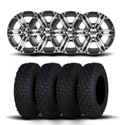 ITP SS212 14" Machined Black Wheels And Coyote Tires [27x11R-14]